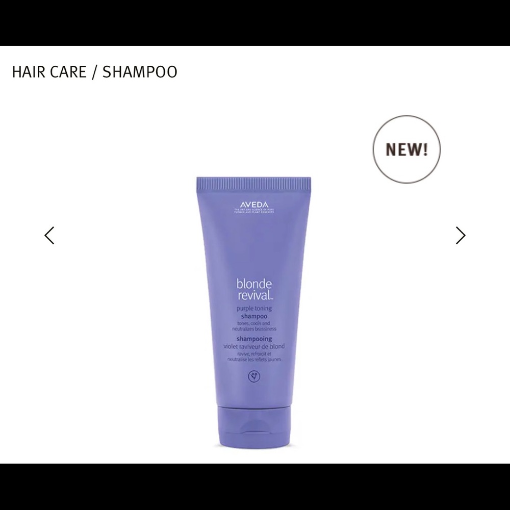 🌸AVEDA🌸BRAND NEW🌸Blonde Revival🌸 purple toning shampoo.